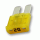 20 Amp MICRO2™ Fuses 32V Yellow Pack of 5