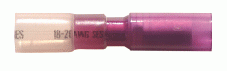 20-18 AWG Red Fem. Waterproof Bullet Terminals .156 Bag of 50
