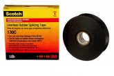 Scotch Linerless Rubber Splicing Tape 130C Tape