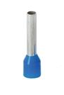 Single Insulated Wire Ferrules, Series W, 14 AWG, Blue, 15mm