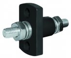 Blue Sea 2203 Terminal Feed Through Connector 3/8" Black