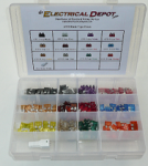 The Electrical Depot ATO Fuse Assortment Kit, 241 Pieces