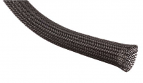 Techflex Clean Cut™ Expandable Sleeving, 1" Black 25' R