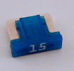 15 Amp Low Profile Mini Fuses LMIN15 5 Count Bag