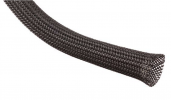 Techflex Clean Cut™ Expandable Sleeving, 1/4" Black 25'