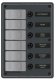 Blue Sea 8053, Waterproof Contura Switch Panel, 6 Position