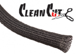 Techflex Clean Cut™ Expandable Sleeving, 3/4" Black 25'