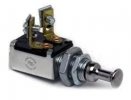 Littelfuse Cole Hersee 50070, One Circuit Push-Pull Switch, Off-On, 10A, 12V, Brass Knob