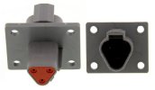 Deutsch DT04-3P-L012 Receptacle 3 Pin w/ Mounting Flange 1 Each