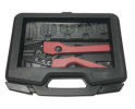 NSPA Heat Shrink Ratchet Crimping Tool Kit, T-R-50-Kit-1, 4 Nests, 20-8 AWG, For Heat Shrink Connectors Only with 6 Dies
