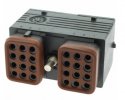 Deutsch DRC16-24SD - DRC Black 24 Way Plug Connector, D Key