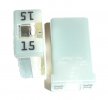 MCase™ 15 Amp Cartridge Fuse Gray 32V Pack of 5