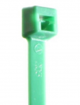 4" #18 lb Minature Green Cable Ties 100/Pkg.