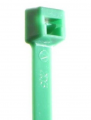 4" #18 lb Minature Green Cable Ties 100/Pkg.