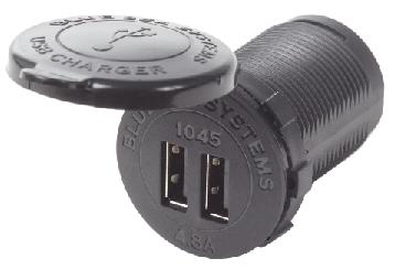 Blue Sea 1045 Fast Charge 4.8 Dual USB - Click Image to Close