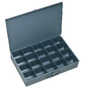 DURHAM 111-95 20 Compartment Large Scoop Box - Click Image to Close