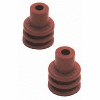 12048086 Delphi 18 AWG Cable Seal Dark Red 25 Count Bag - Click Image to Close