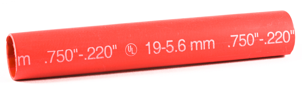 3M 3:1 Red .750 Mil Spec Heat Shrink w/ Adhesive Pack of 2 - Click Image to Close