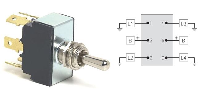 Cole Hersee 55065-03 Heavy Duty Momentary Switch 1 Each - Click Image to Close