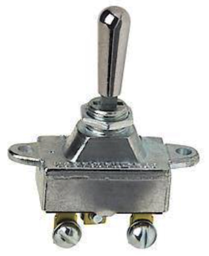 Cole Hersee 551842 Extra Heavy Duty Metal Toggle Switch, SPDT, 30A, On-Off-On - Click Image to Close