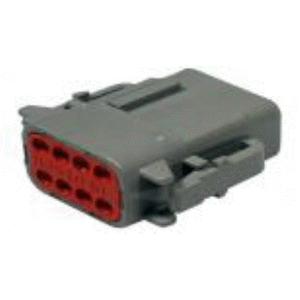 Deutsch DTM06-8SA Plug 8 Socket Gray 2 Each - Click Image to Close