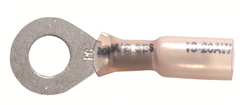 20-18 AWG Red 5/16" Waterproof Ring Terminals 50 Count Bag - Click Image to Close