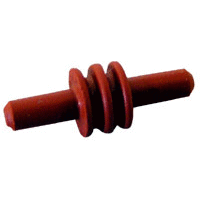 12059168 Delphi Cavity Plug Dark Red 25 Count Bag - Click Image to Close