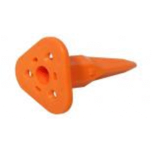 Deutsch W3S Wedge Orange Bag of 5 - Click Image to Close